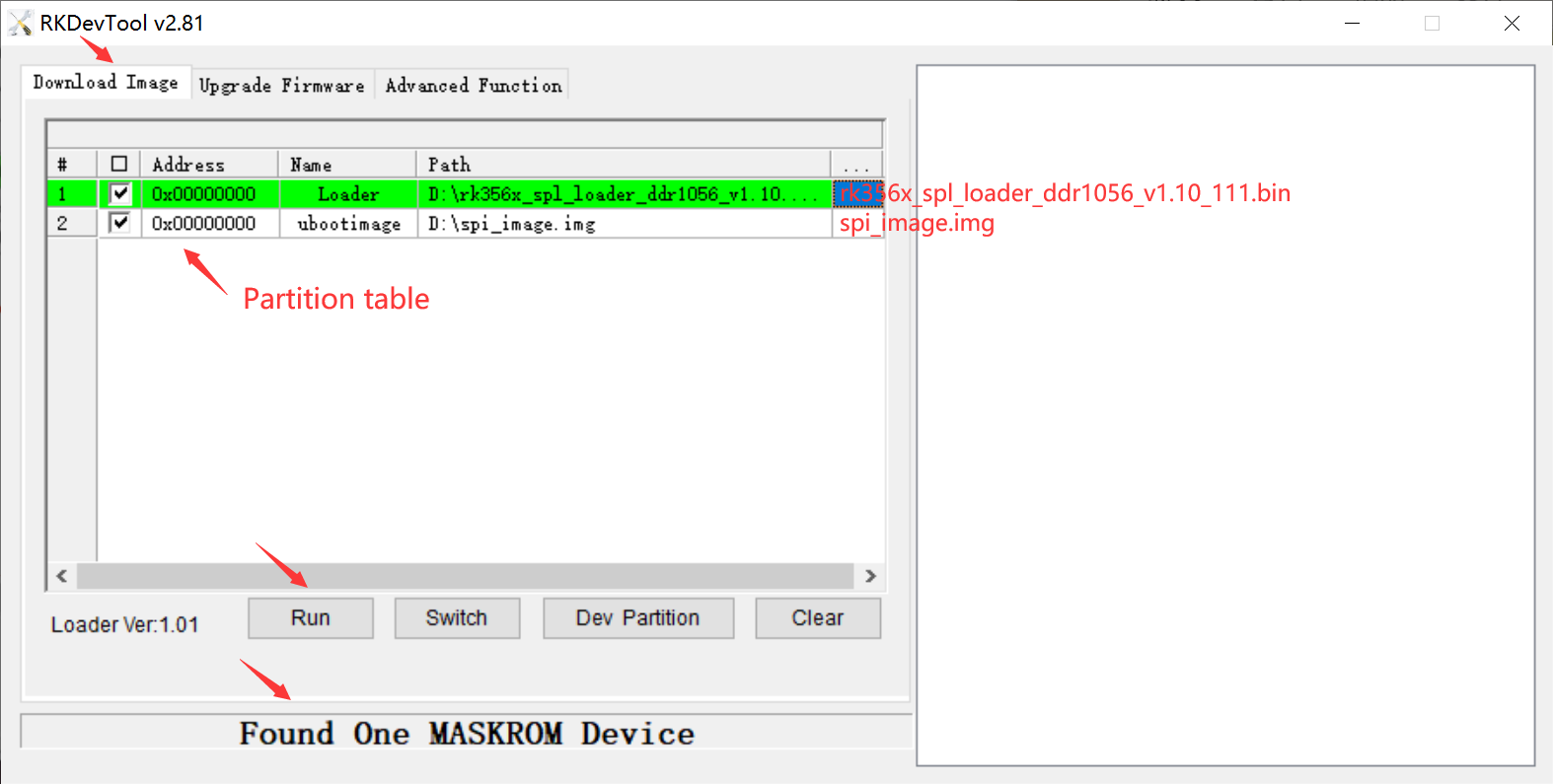 Write uboot gpt image to rk3568 spi.png