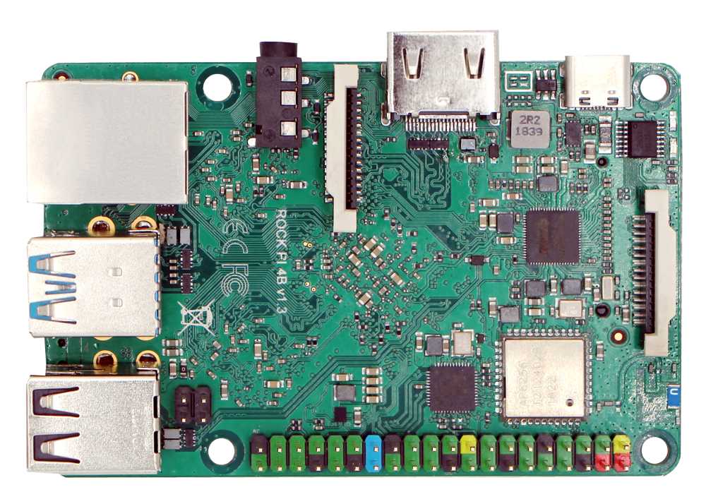 ROCKPI4B Front View.png